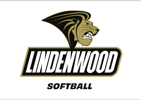Lindenwood mascot and wordmark with sport name, Softball variant, cell 122