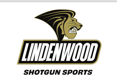 Lindenwood mascot and wordmark with sport name, Shotgun Sports variant, cell 114