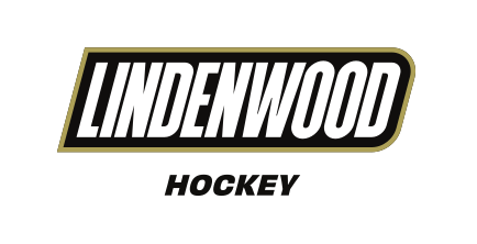 Lindenwood wordmark with sport name, Hockey variant, cell 95