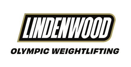 Lindenwood wordmark with sport name, Olympic Weightlifting variant, cell 103