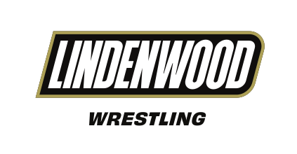 Lindenwood wordmark with sport name, Wrestling variant, cell 139