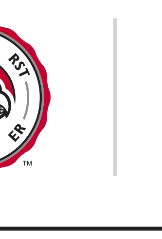 LOUISVILLE FIRST CARDS FOREVER wordmark, black and red variant, cell 24