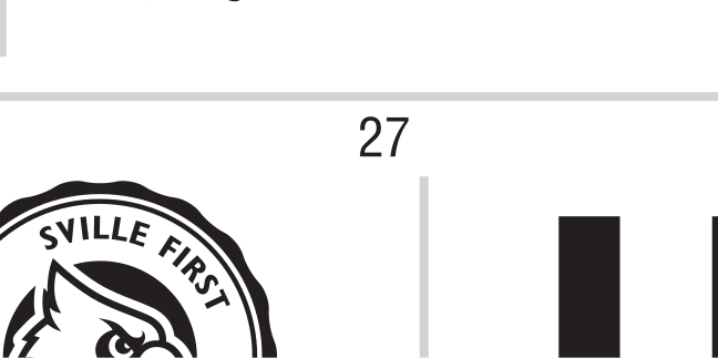 Louisville First circular seal, black and white variant, cell 27