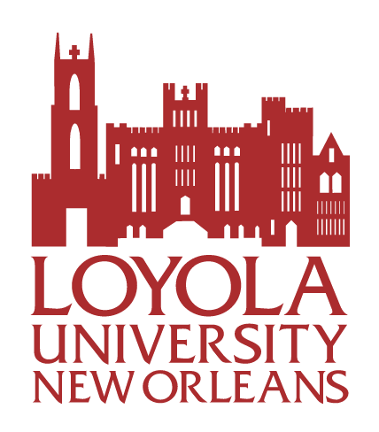 Loyola University New Orleans, vertical graphic and wordmark variant, cell 3