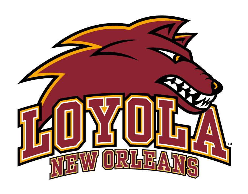 Loyola Wolf Pack logo, full color, with 'New Orleans' variant