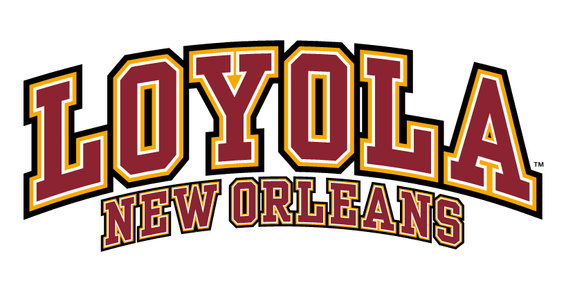 Loyola wordmark, full color, with 'New Orleans' variant