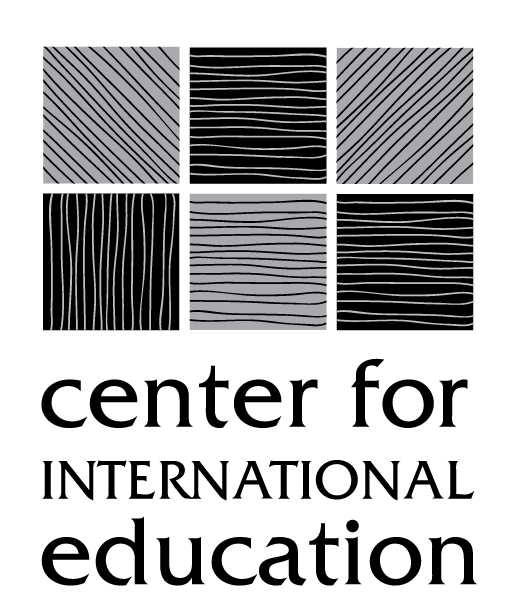 Center for International Education, black and white variant