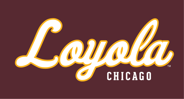 Loyola Chicago wordmark, maroon and gold on white variant, cell 2