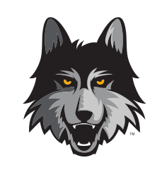 Wolf head mascot, color variant, cell 10