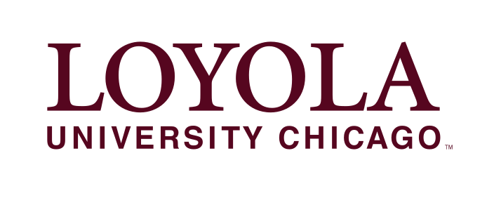 Loyola University Chicago wordmark, maroon on white variant, cell 54