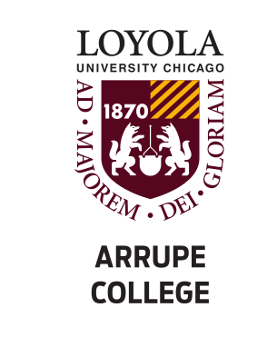 Arrupe College signature mark, vertical variant, cell 57