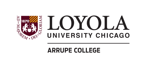 Arrupe College signature mark, horizontal variant, cell 58
