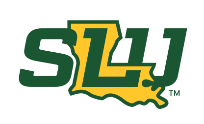 SLU lettermark, green/gold variant, cell 5