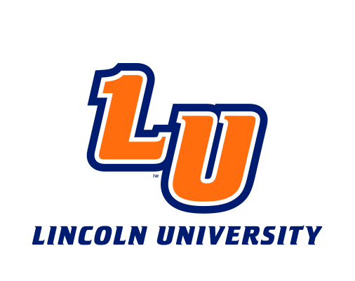 LU lettermark with Lincoln University, color variant, cell 9