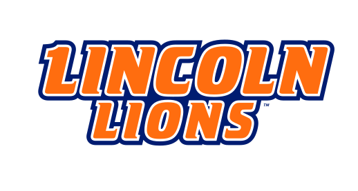 Lincoln Lions wordmark, color variant, cell 11
