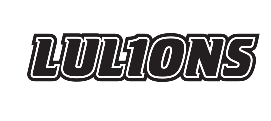 LULions wordmark, black/white variant, cell 16