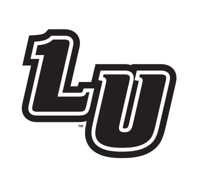 LU lettermark, black/white variant, cell 18