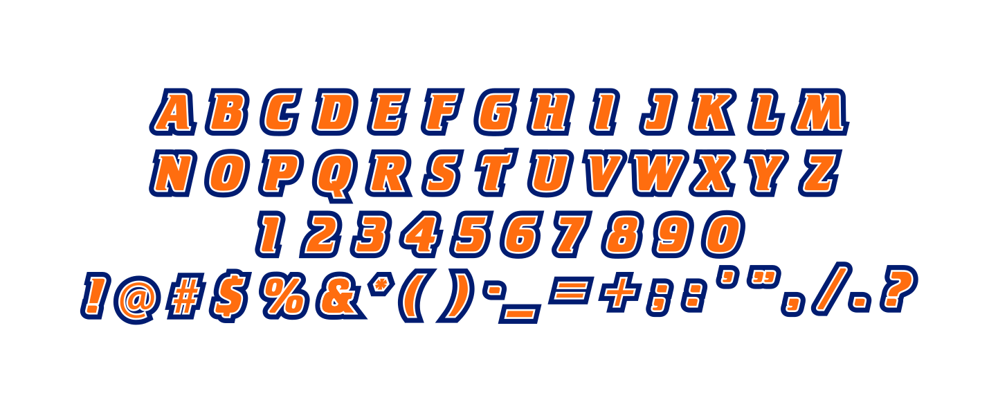 alphabet and numbers, color variant, cell 19