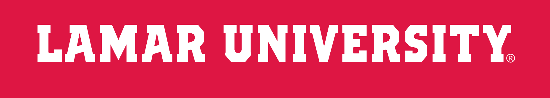 Lamar University Wordmark, primary wordmark variant