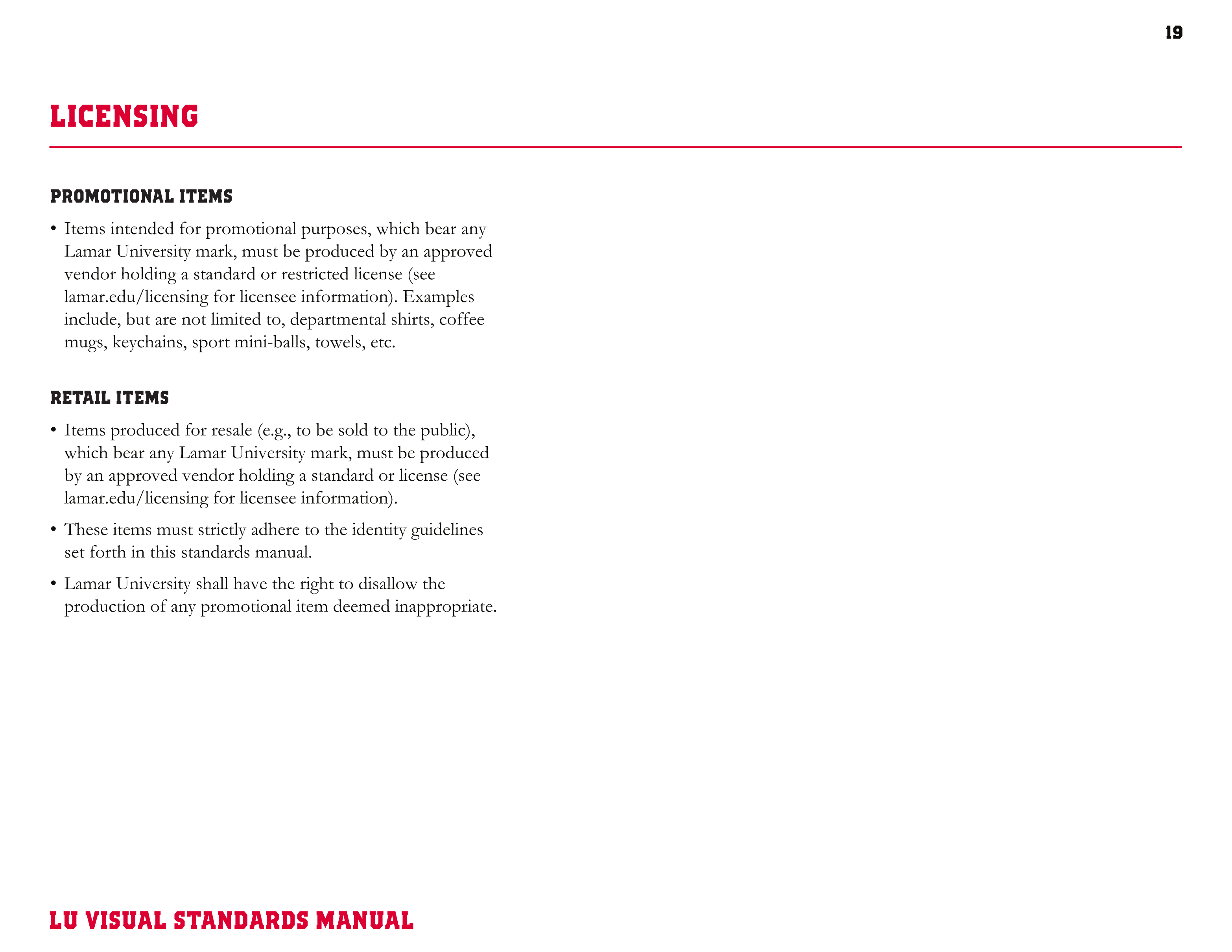 Full Page Guideline Sheet, Standard variant