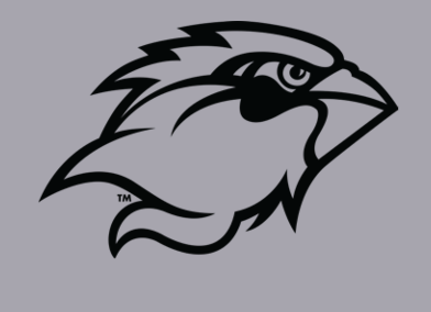 Cardinal Head logo, black outline variant