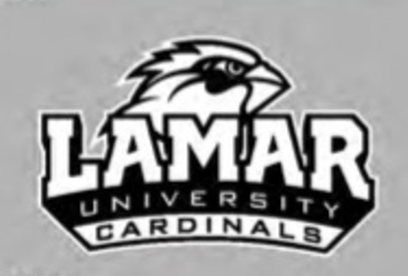 Lamar University Cardinals, black & white variant