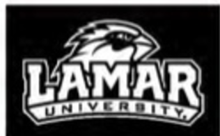 Lamar University Cardinals, black & white variant