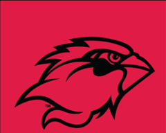 cardinal head, black outline variant
