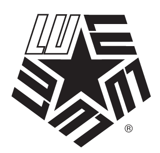 Lamar University Star Logo, black and white variant