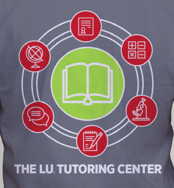 The LU Tutoring Center logo, full color variant