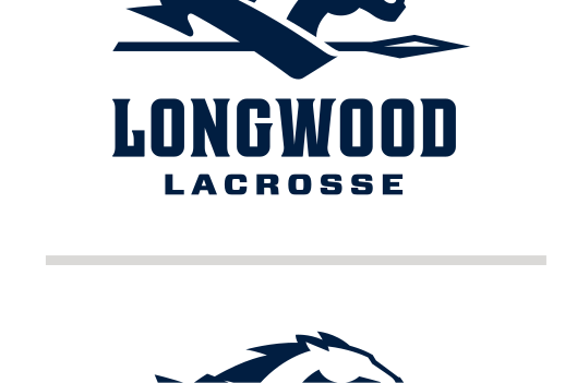 Lancer sport logo, Lacrosse blue variant, cell 70