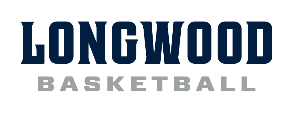 Longwood sport wordmark, Basketball blue horizontal variant, cell 88