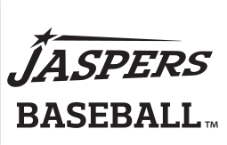 Jaspers Baseball script wordmark, black variant, cell 50