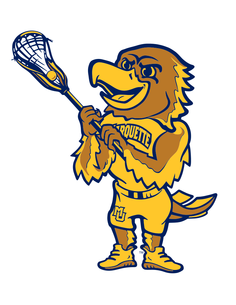 mascot playing lacrosse, full color variant, cell 27