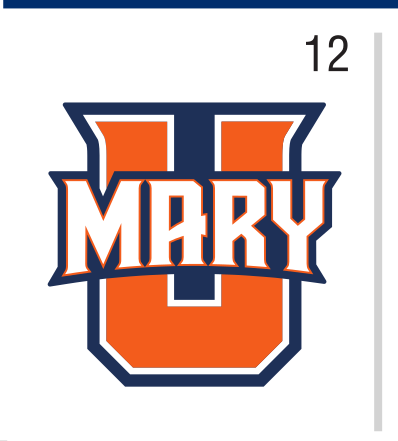 U Mary lettermark, full color on white variant, cell 12