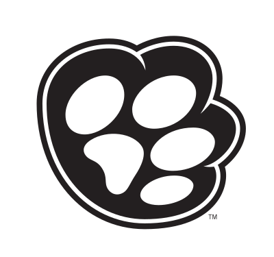paw print, black/white variant, cell 24