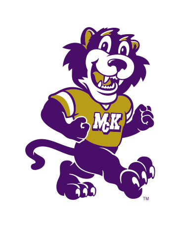 full body mascot, purple/gold variant, cell 25