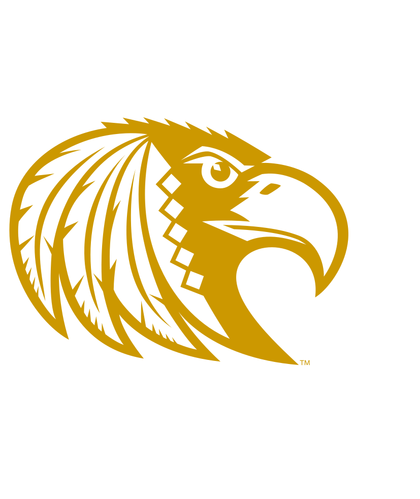 Choctaw mascot head, gold variant, cell 71