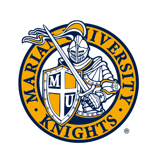 Marian University Knights athletic mark, full color icon only variant, cell 22
