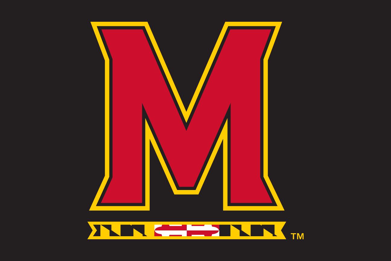 lettermark 'M' with flag pattern, red/yellow/white on black variant, cell 4