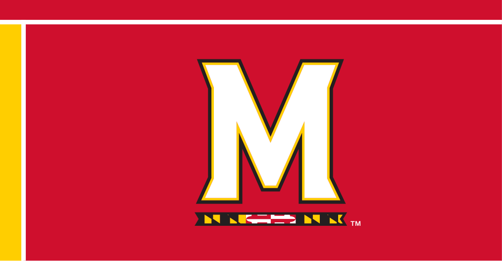 lettermark 'M' with flag pattern, white/yellow/black on red variant, cell 3