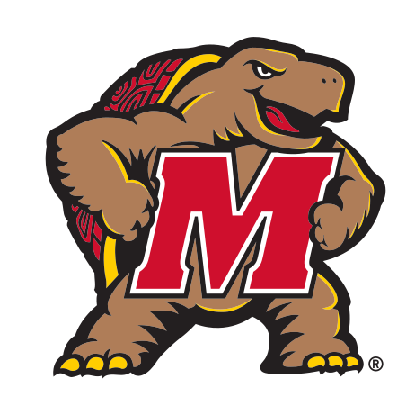 Testudo mascot with 'M' lettermark, full color variant, cell 5