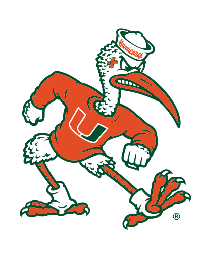 Sebastian the Ibis mascot, color variant