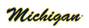 Michigan script, blue variant, cell 16