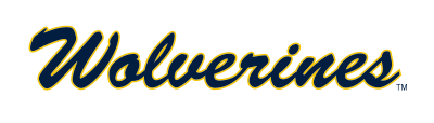 Wolverines script, blue variant, cell 19