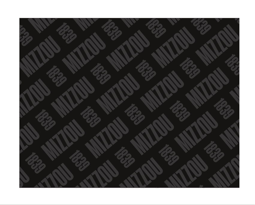 Mizzou 1839 pattern, black/grey variant, cell 35