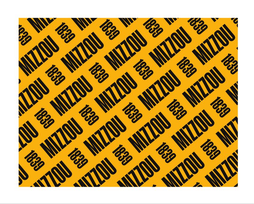 Mizzou 1839 pattern, gold/black variant, cell 37