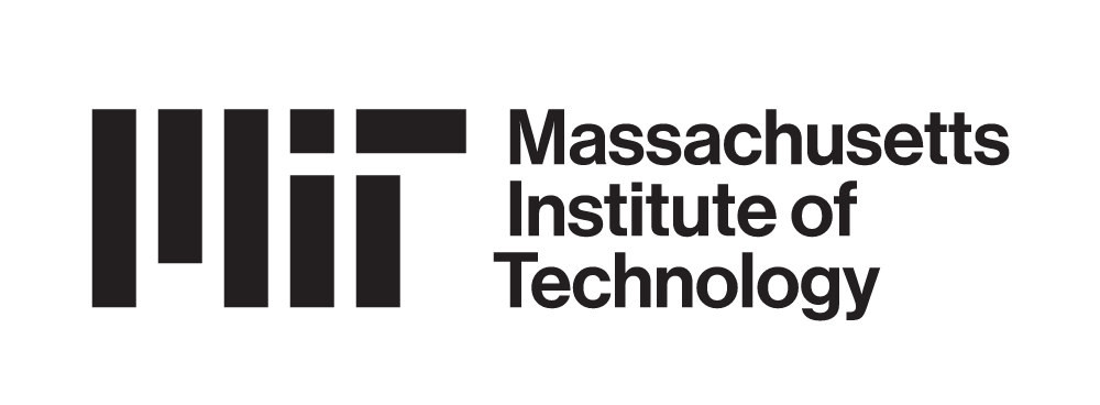 MIT Lockup, Three-line CMYK Black variant