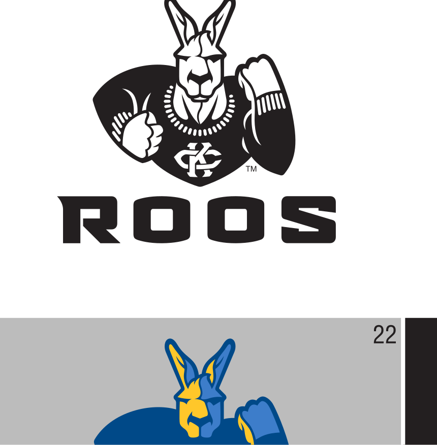 secondary mark, black/white on white variant, cell 18