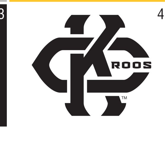 KC Roos mark, 2-color on yellow variant, cell 41